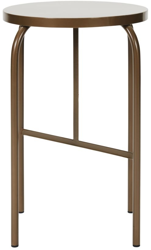 Skammel House Doctor Shaker ø32   H50   Cm Gyldenbrun Stål