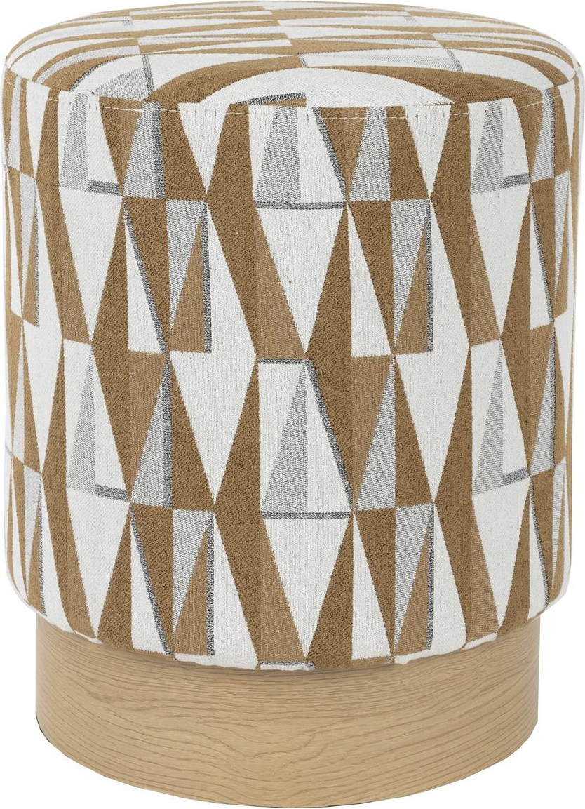 Moderne Ziggy Skammel i Mørk Sand – Elegant og Praktisk
