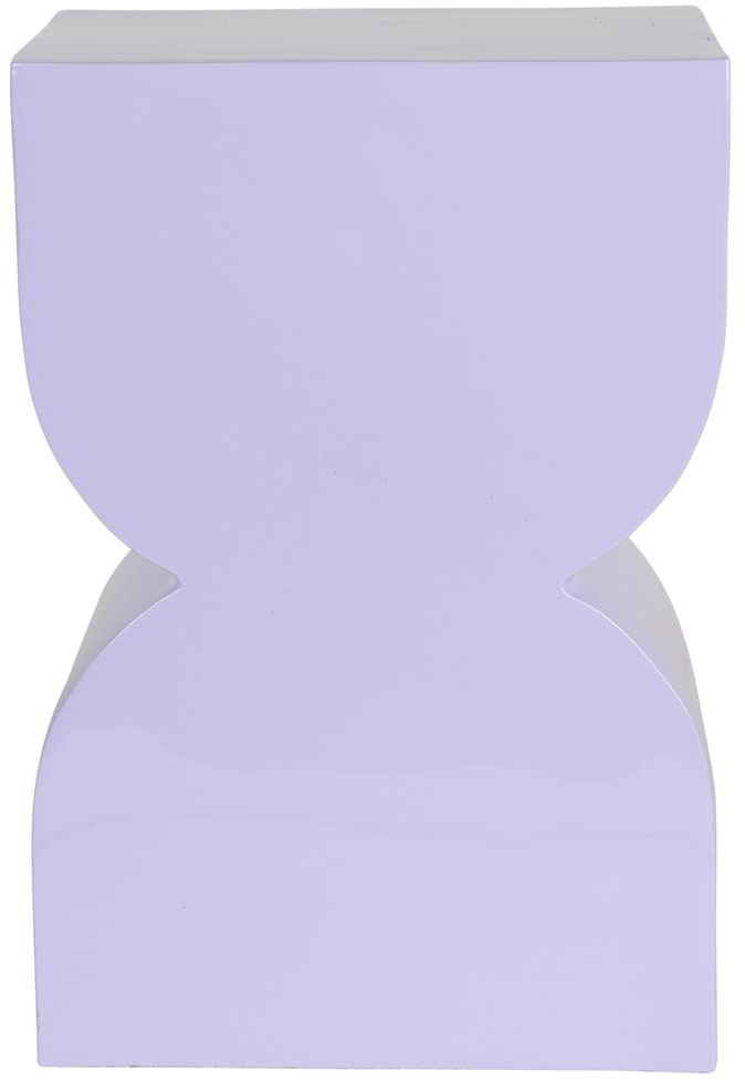 Skammel Taburet Zuiver Cones Lavendel Aluminium H45 B30 L21 Cm
