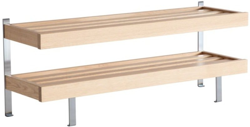 Skohylde Gulvmodel Oscarssons Möbel Nadja  Hvidolieret Egetræ  30x80 Cm