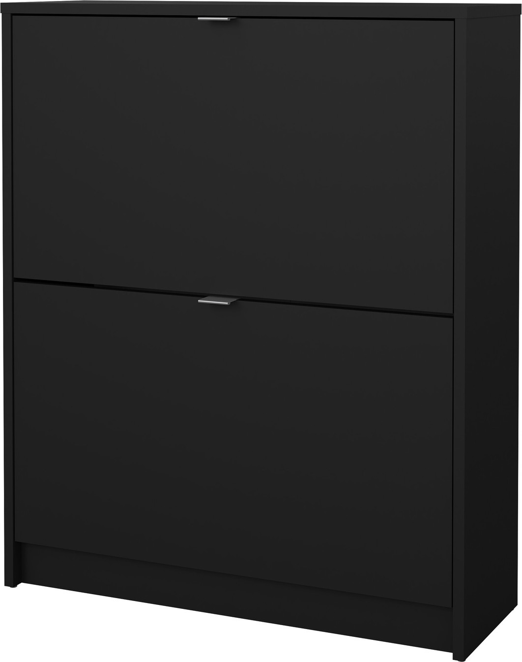 Skoskab Skoreol Vesterholm Havn  -rums  Mat Sort  Spånplade  H85   B70   D24 Cm