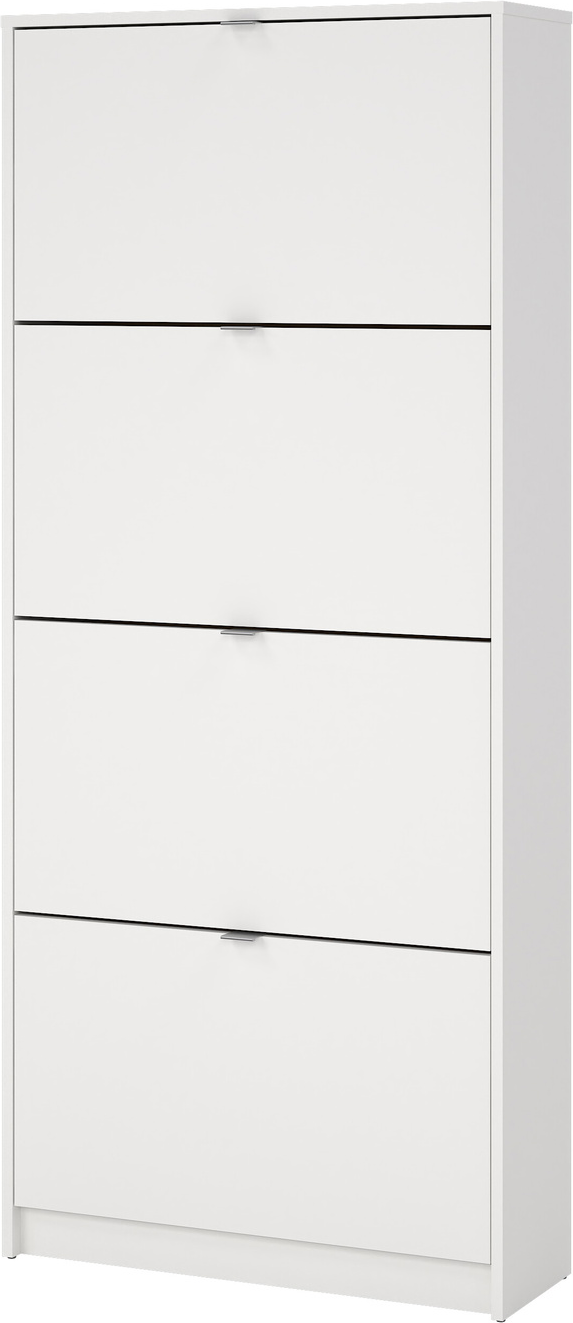 Skoskab Vesterholm Havn   Rum  Hvid Spånplade  H162xb70xd24 Cm