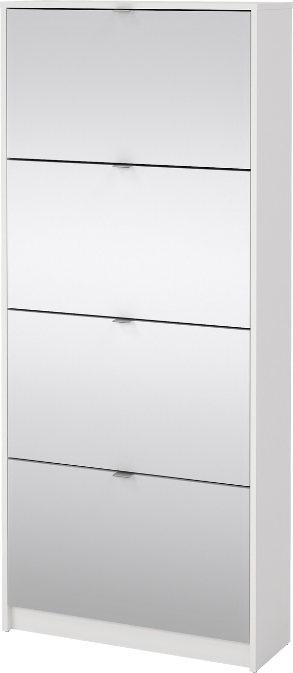 Skoskab Vesterholm Havn    Rum    Spejl  Hvid  Spånplade  H162   B70   D24 Cm