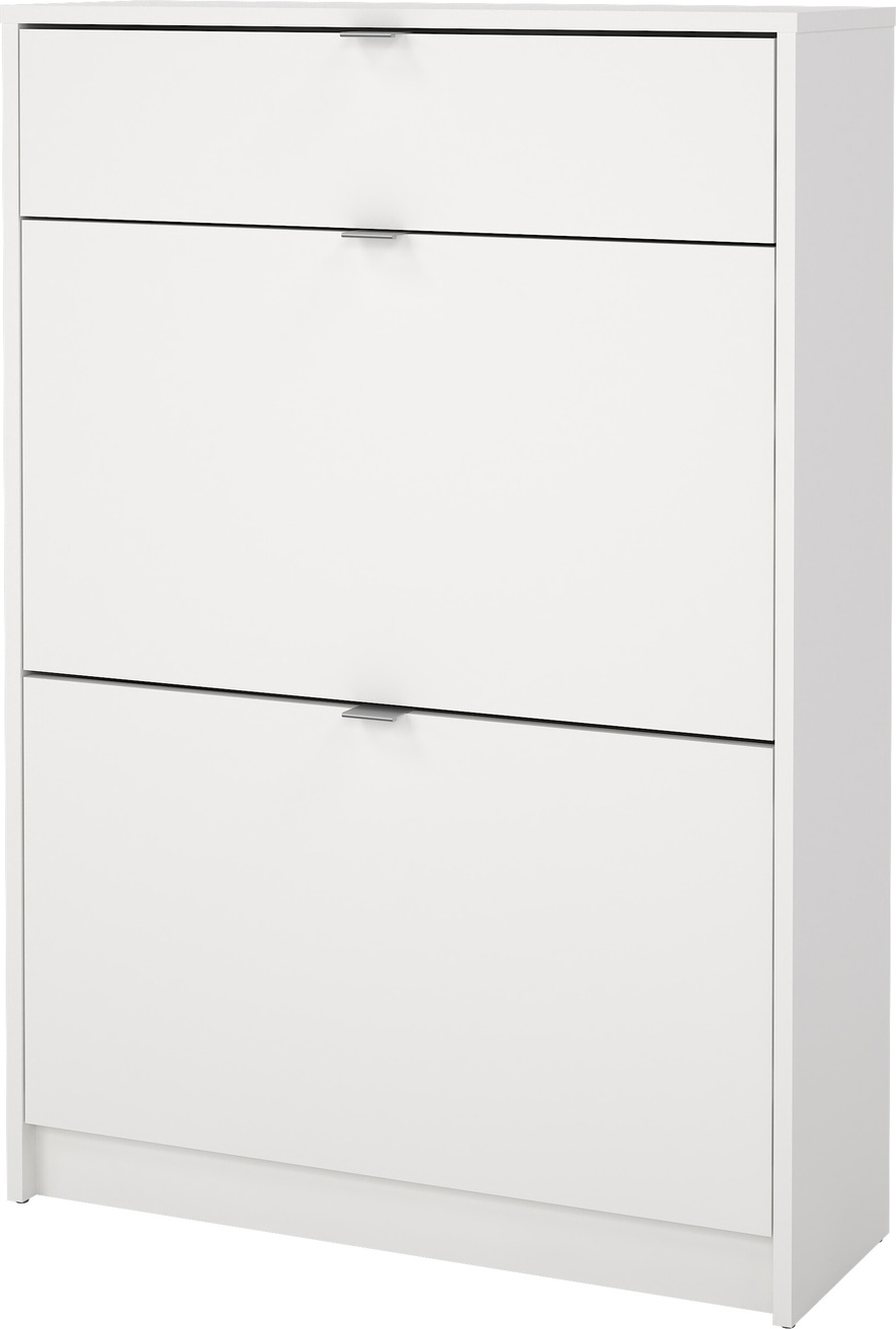 Skoskab Vesterholm Havn   Rum Og   Skuffe  Hvid Spånplade  H101ã B70ã D24 Cm