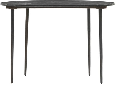 Elegant Eda Skrivebord i Sort Marmor – Stilfuldt Design