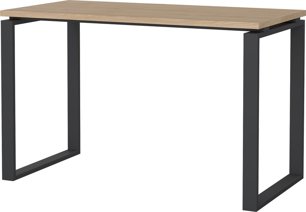 Skrivebord Vesterholm Formé 120x60 Cm Jackson-hickory Matgrå Hjemmekontor Fsc-certificeret