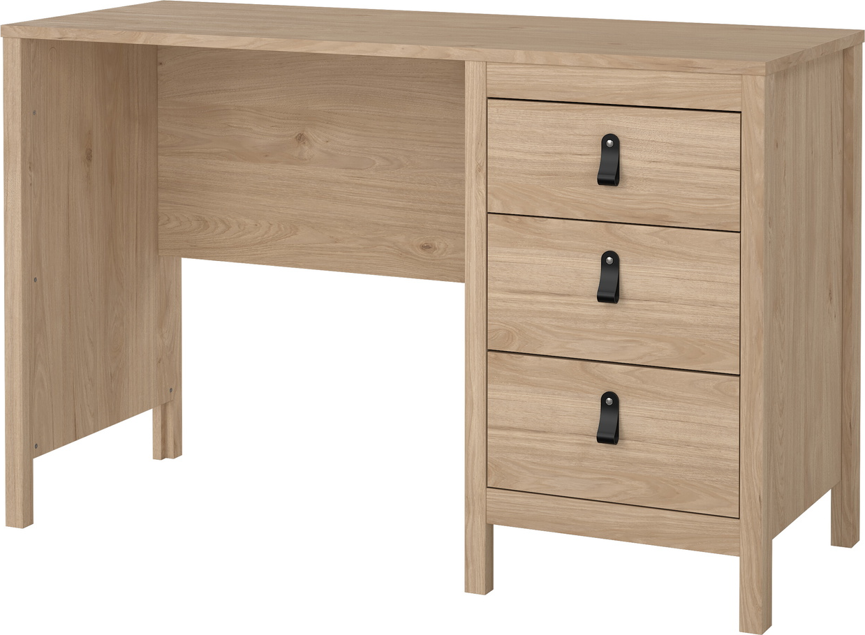 Skrivebord Vesterholm Lunor     Skuffer  Jackson Hickory  Fsc-certificeret  Kompakt 120ã 48 Cm  Dansk Design