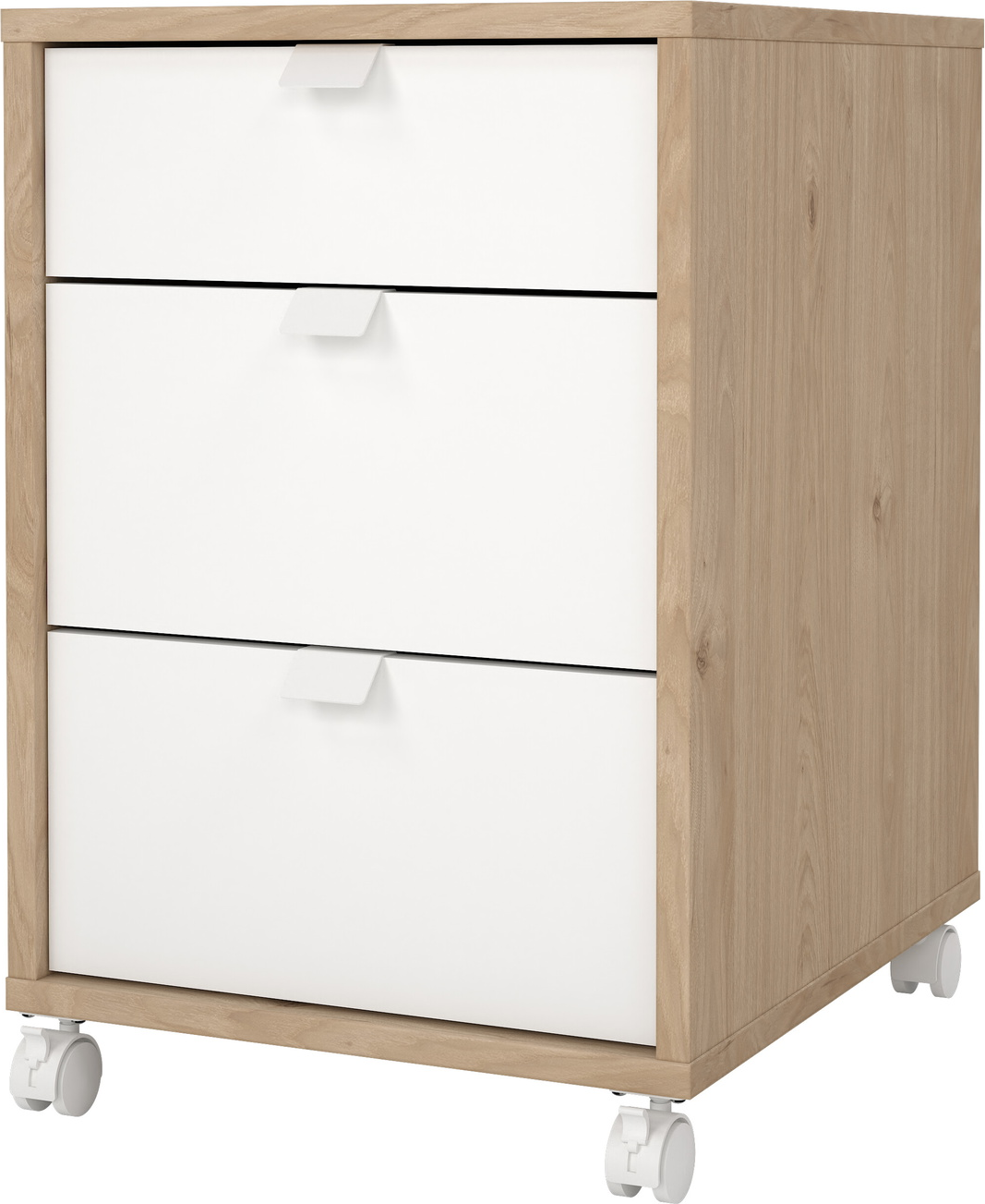 Skuffesektion Vesterholm Formé Mobil Opbevaring Hvid Jackson Hickory    Skuffer  Fsc-spånplade  H60 8ã B40 8ã D48   Cm