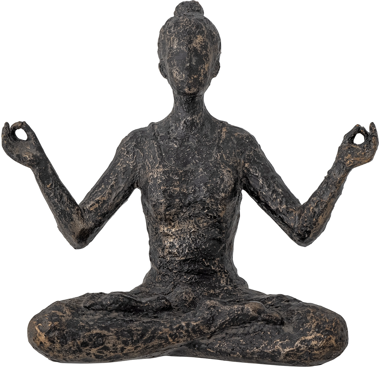 Skulptur Bloomingville Miiral Dekorationsfigur Resin Messing 13 14 Cm