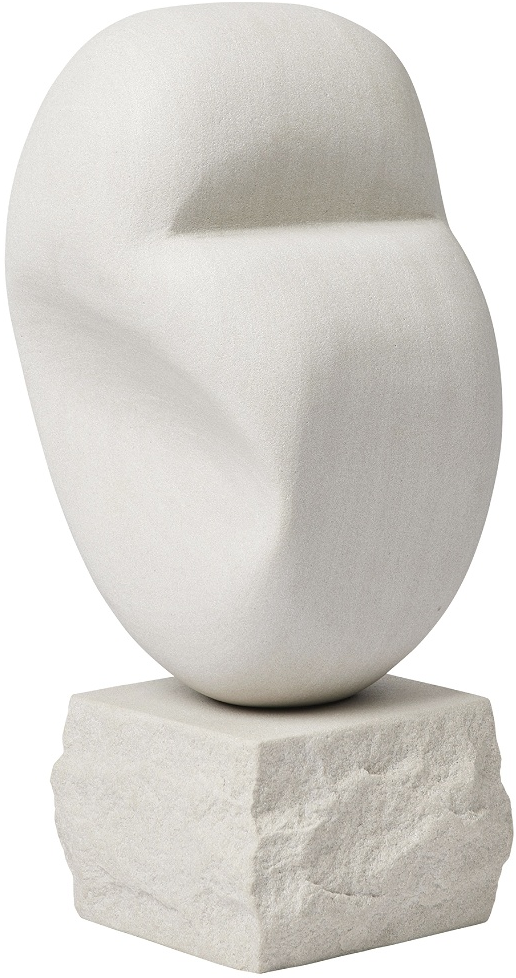 Skulptur Kristina Dam Contour Sculpture Lysegrå Sandsten Dekoration 42x22x27 Cm Begrænset Udgave