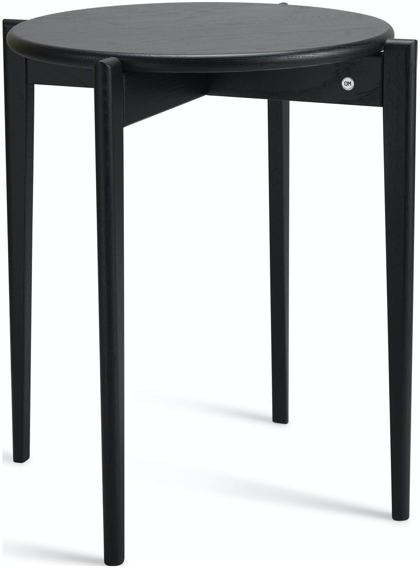 Elegant Tilia Småbord i Sortbejdset Egetræ – H55 cm