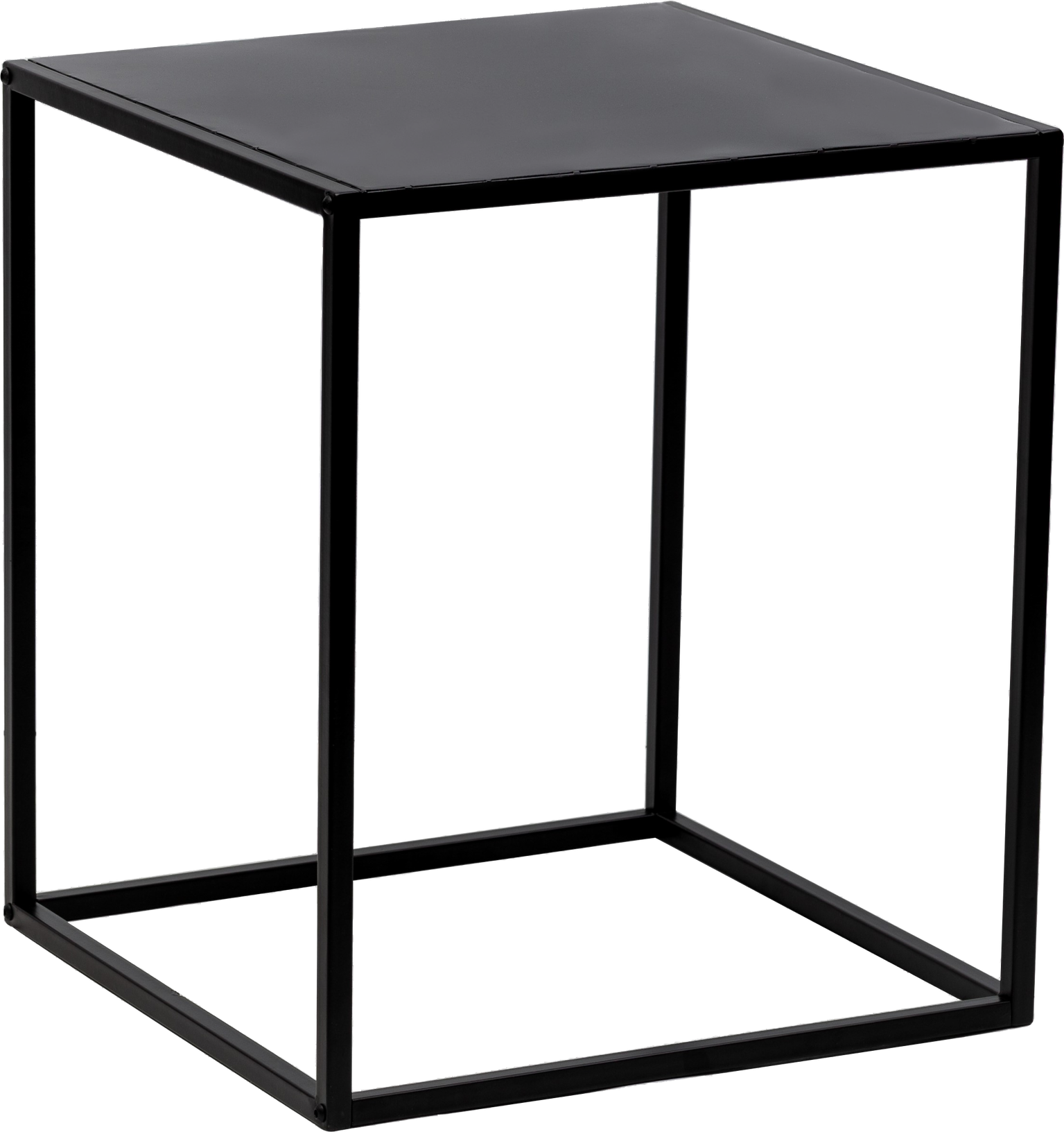 Småbord   Sidebord Nordlys Furniture Hagen   Sort Metal H52   B45   D45 Cm