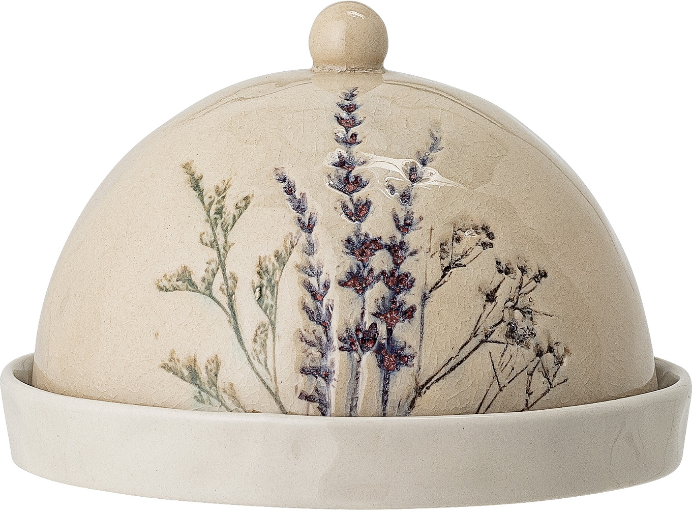 Håndmalet Smørklokke fra Bloomingville - Naturlig Elegance