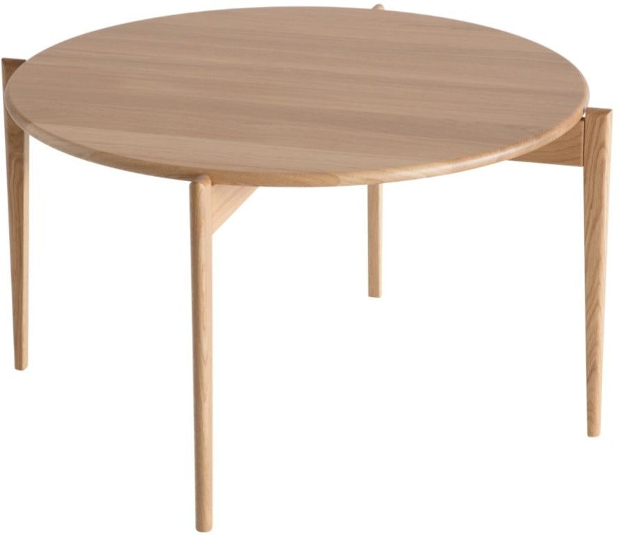 Sofabord i Massivt Egetræ – Oscarssons Möbel Tilia Ø88 cm