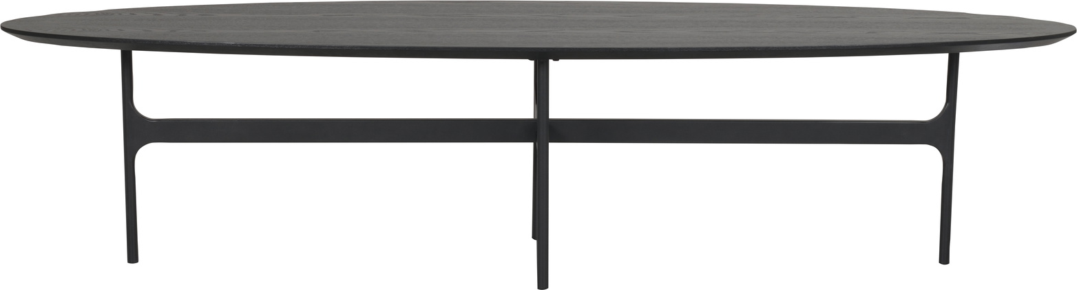 Sofabord Rowico Colton Ovalt i Sort - Elegant Design