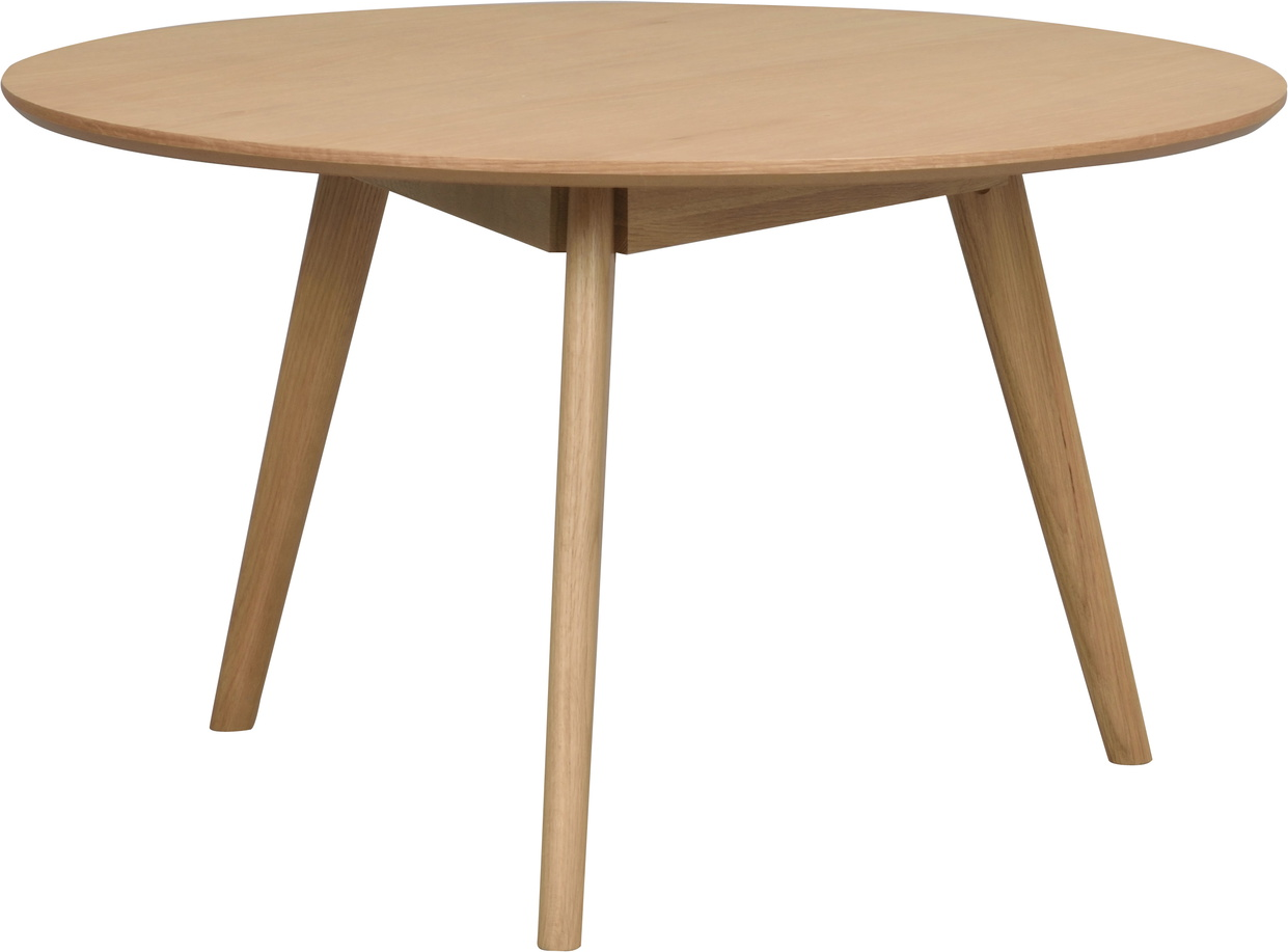 Sofabord   Kaffebord Rowico Yumi ø90 Cm   H53 Cm Eg   Lakeret Mdf Med Egetræsfinér  Skandinavisk Design