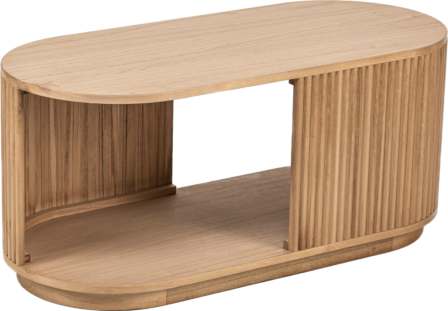 Sofabord Nordlys Furniture Vikna   Brun Asketræ Med Hylde Fsc-certificeret H40ã B90ã D40 Cm