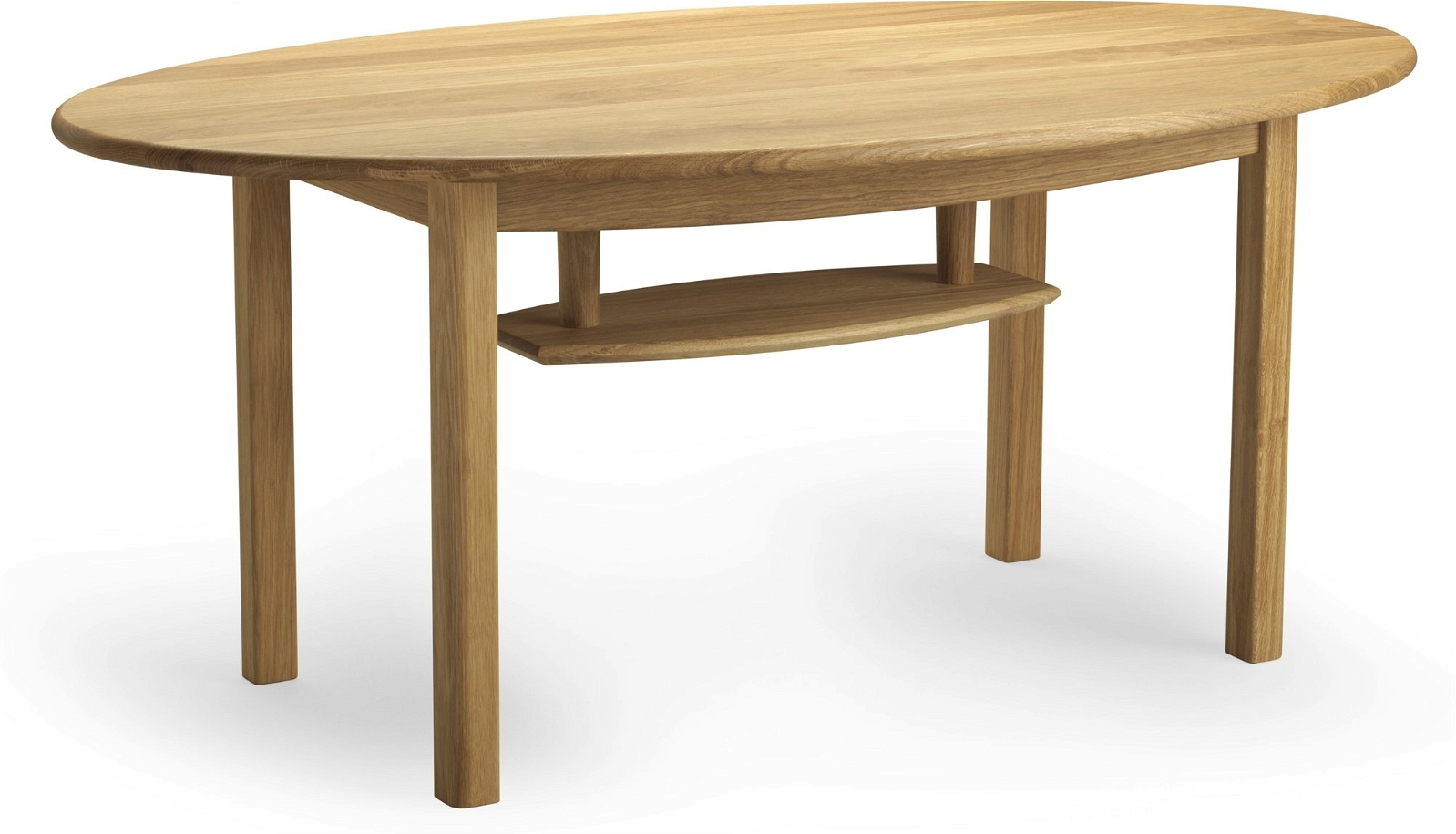 Sofabord Oscarssons Möbel Blanca – Elegant Oval i Egetræ