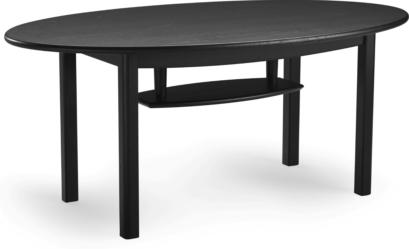 Sofabord Blanca i sortbejdset massivt egetræ - 120 cm