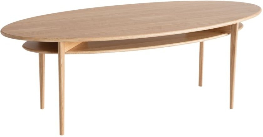 Elegant Sofabord Celia i Massivt Egetræ – 120x50 cm