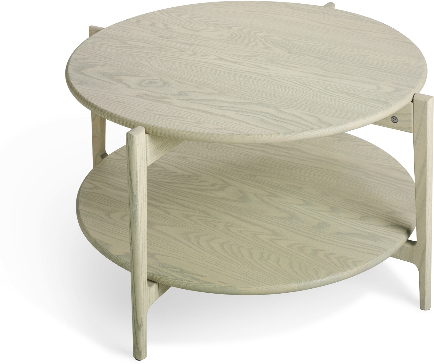 Sofabord Leia - Gråolieret Ask Ø88 cm til dit hjem