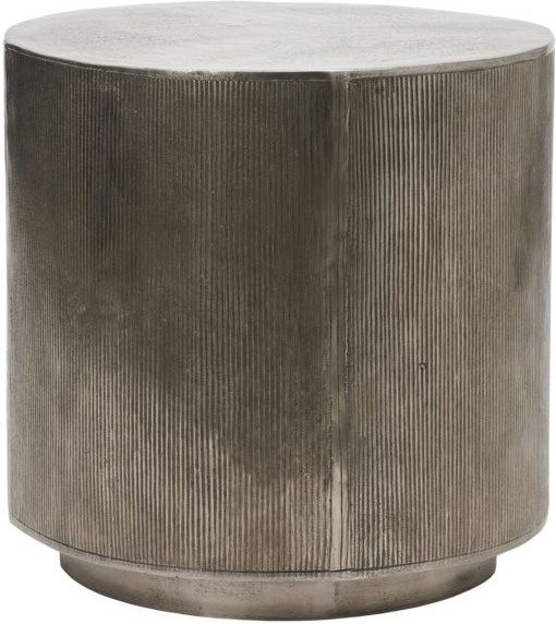 Sofabord Rund House Doctor Rota ø50xh50 Cm Aluminium Børstet Sølv