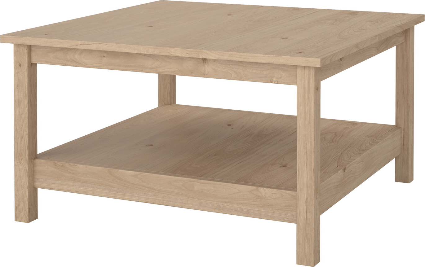 Sofabord Salonbord Vesterholm Lunor 81ã 81ã 45 Cm Jackson Hickory Fsc Spånplade   Hylder