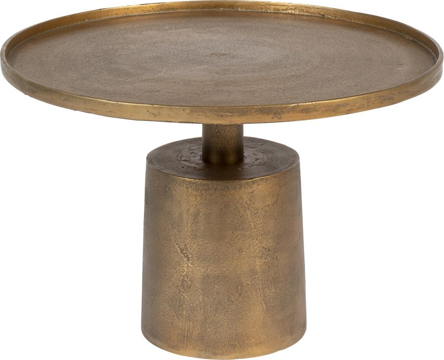 Sofabord Mason Rund Ø60 cm i Brungrå Aluminium