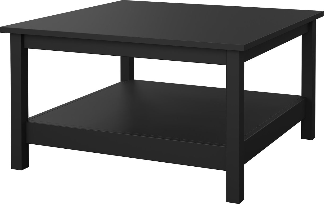 Sofabord Vesterholm Lunor   Mat Sort  81x81x45 Cm  Spånplade Mdf-ben  Fsc-certificeret