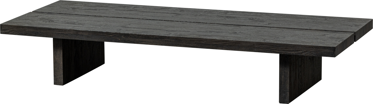 Sofabord Woood Lion Collection Mørkebrun Mdf 140x60x25 Cm