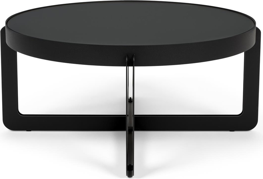 Sofabord Zuiver Centre Rundt - Antracit, Elegant Design