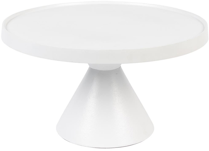Sofabord Zuiver Floss 60 cm - Offwhite Aluminiumtilbud!