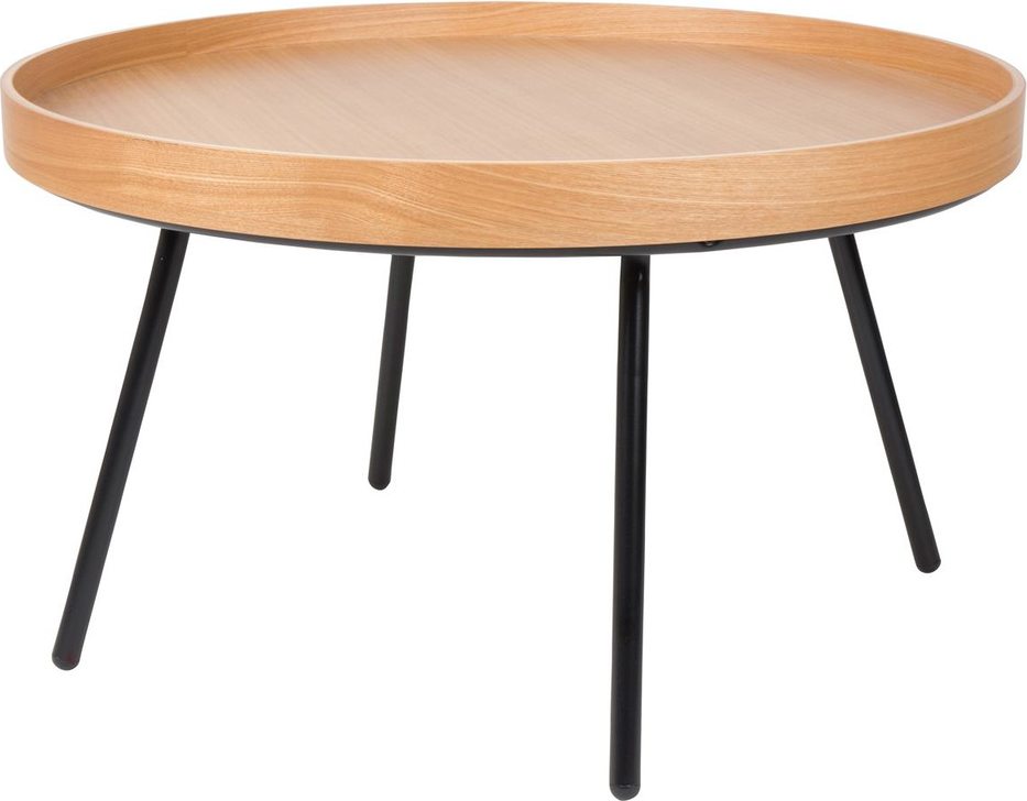 Elegant Sofabord i Egetræ - Zuiver Oak 78 cm