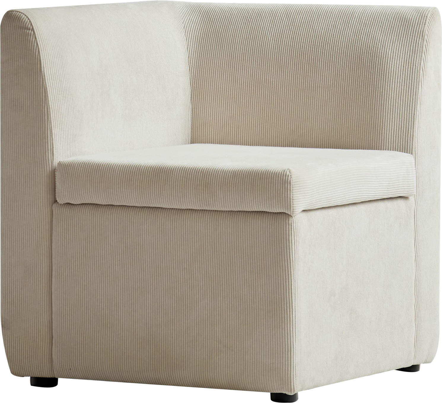Sofamodul Hjørnemodul Nordlys Furniture Vardecorner Fløjl Beige 60x60x68 Cm