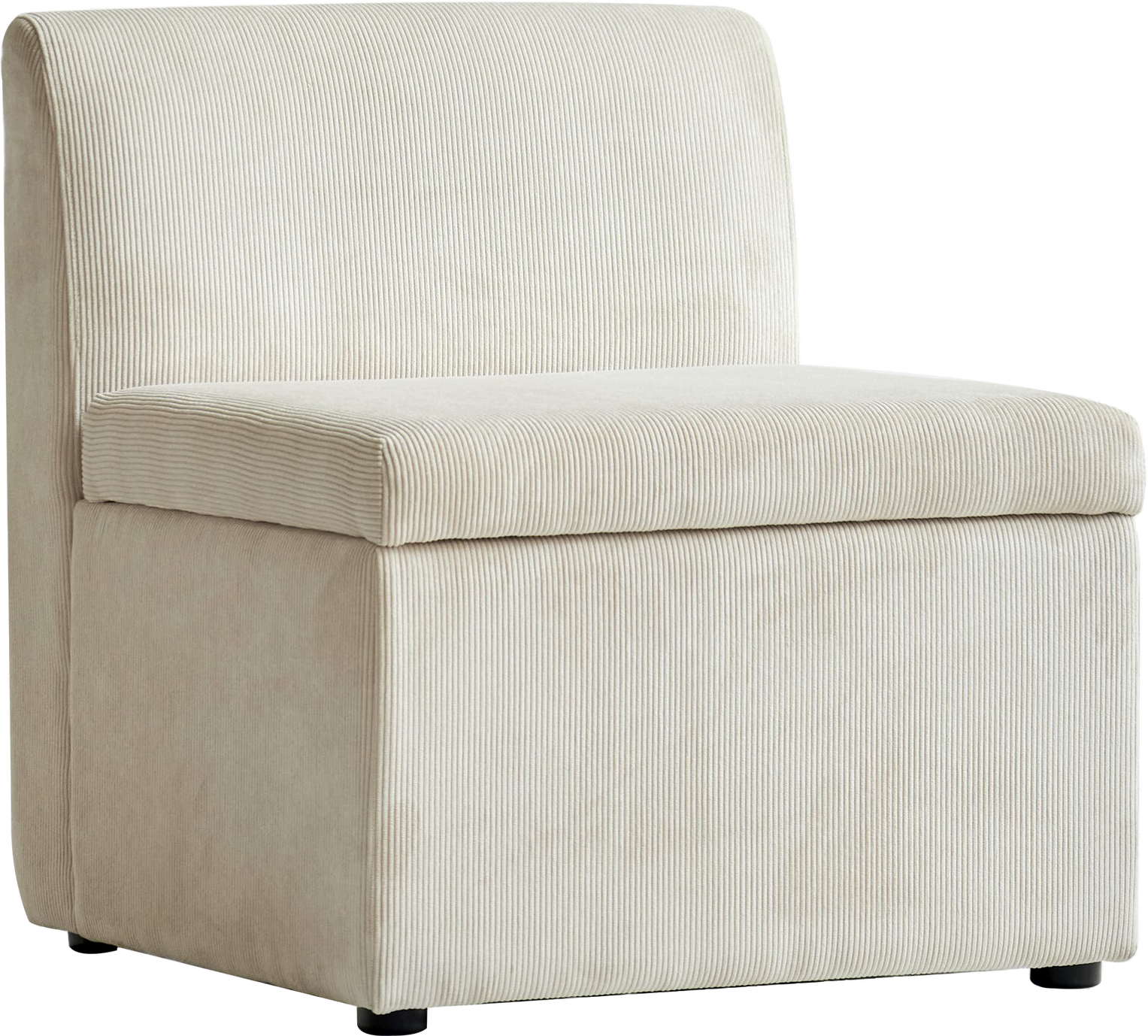 Sofamodul Nordlys Furniture Vardecentre Centermodul Beige Fløjl 60x60x68 Cm