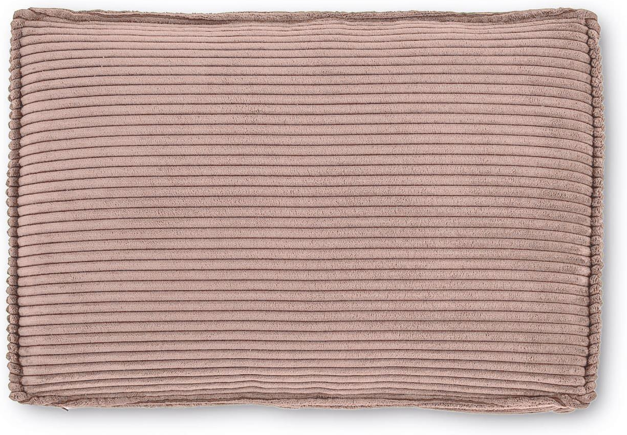 Sofapude Kave Home Blok Lyserød Fløjl 50x70 Cm Genbrugs-pet Fyld