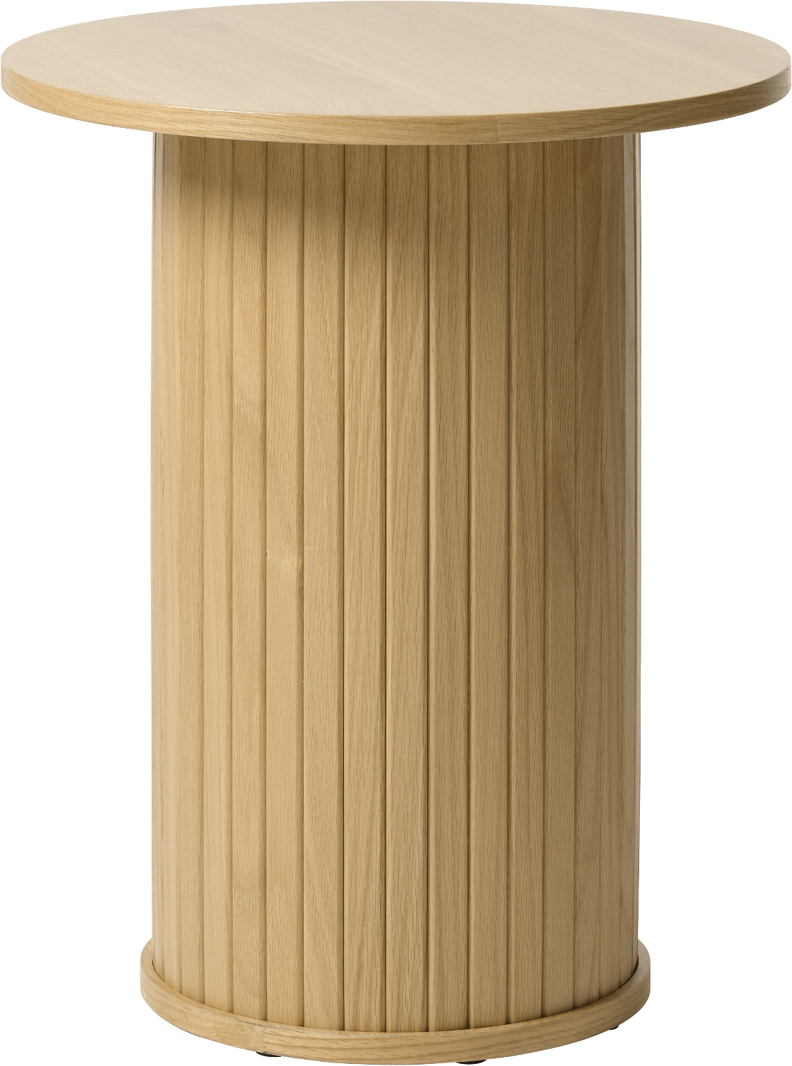 Sokkelbord Nordique Design Nola H55 ø50 Cm Egetræsfiner Sidebord Natur