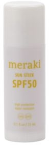 Solstift Meraki Pure Sun Stick Spf50  Svanemærket Solbeskyttelse Til Næse  ører Og Læber