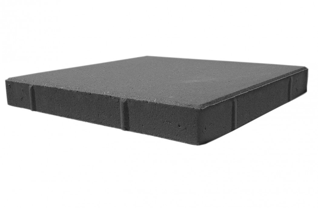 Sort   Koksgrå 25x25x5 Havefliser