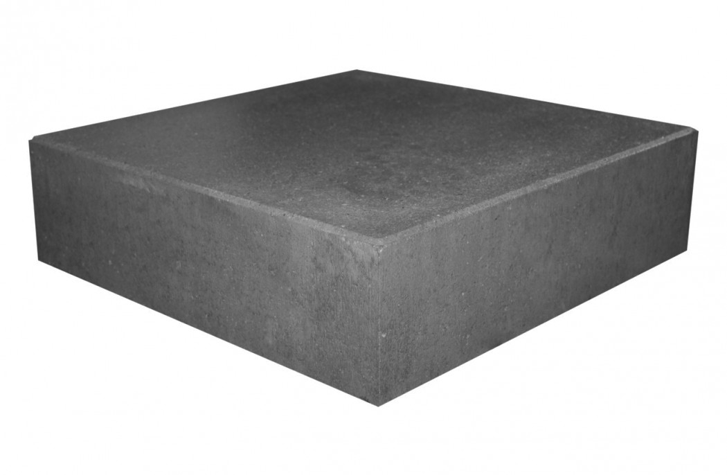 Sort   Koksgrå 50x50x14 Trappetrin