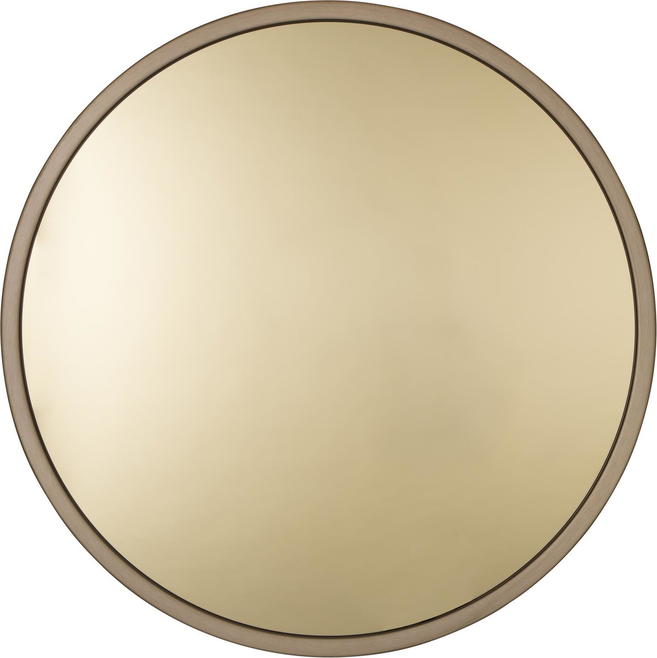 Rundt Vægspejl Zuiver Bandit 60 cm med Gylden Finish