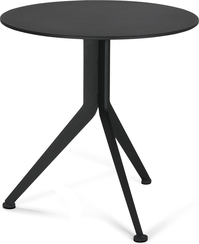 Spinder Design Daley Udendørs Sidebord Sort Stål ø38    H38 Cm