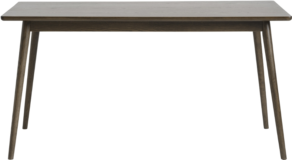 Spisebord Barrali Nordique Design Røget Egetræ 150x90 Cm Med 45 Cm Forlængerplade