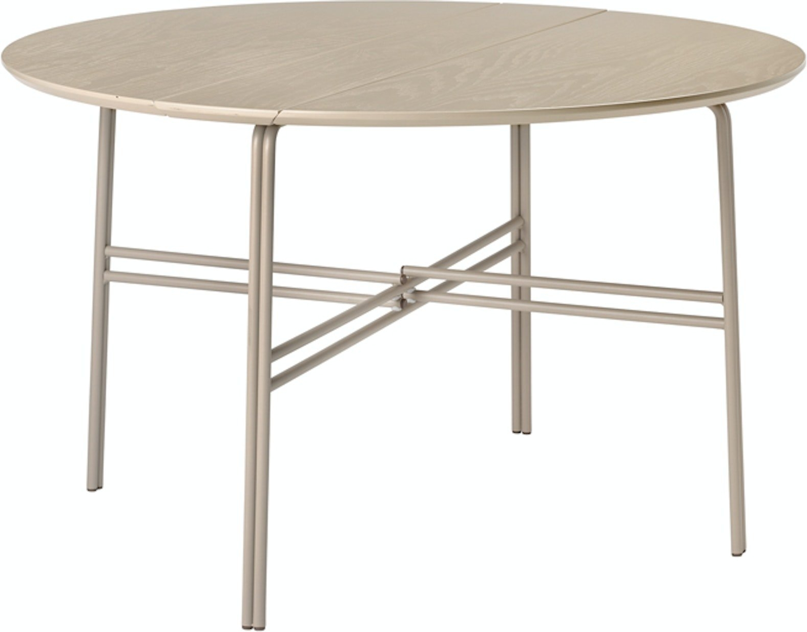 Spisebord Broste Copenhagen Oda Beige Ø120 cm – Tilbud!