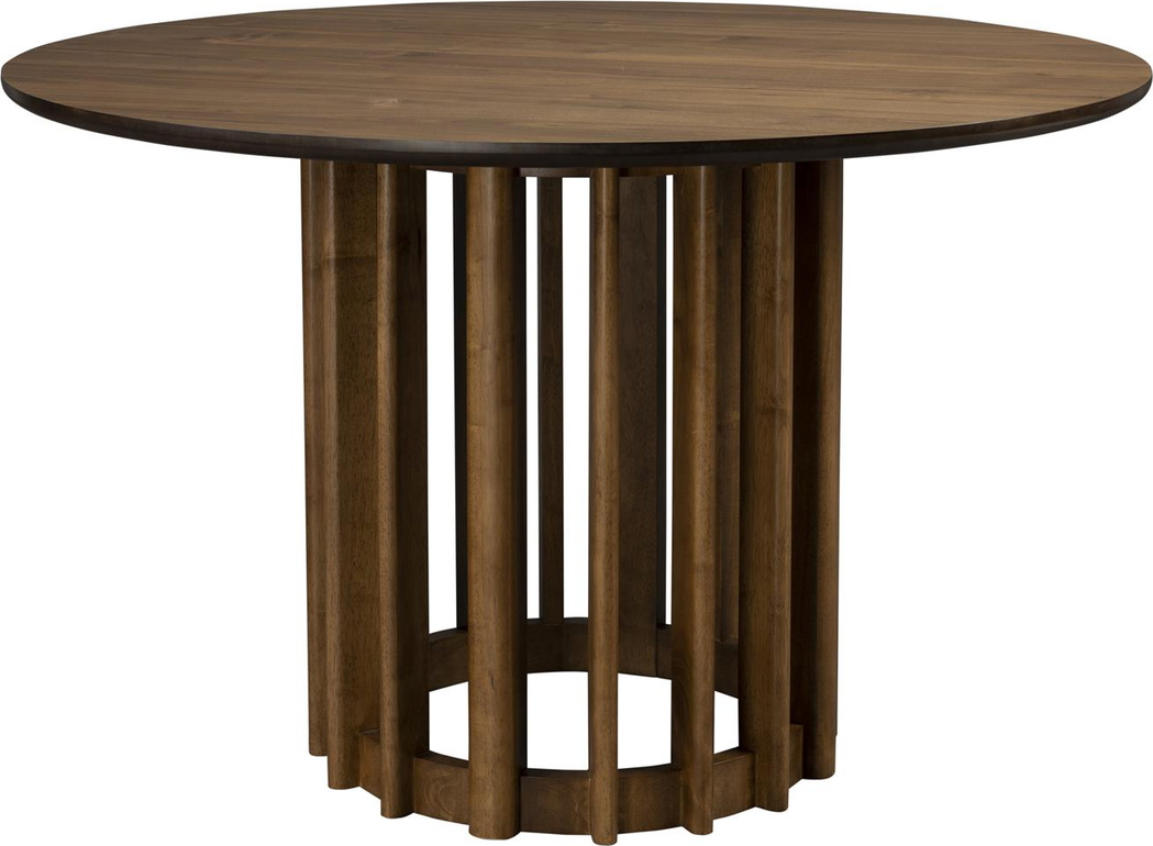 Rundt Spisebord Barlet i Mørk Valnød - Elegant Design