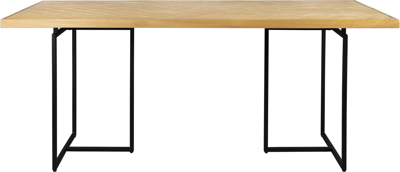Spisebord Dutchbone Class 220 cm i Akacietræ med Stålunderstel