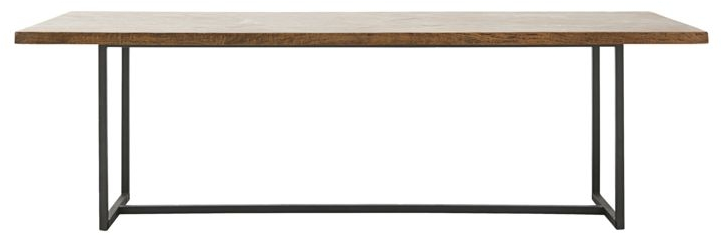 Spisebord House Doctor Kant i Mangotræ og Metal - 240x90 cm