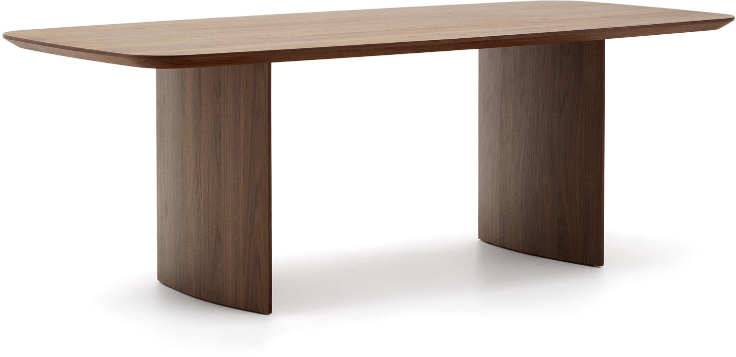 Elegant Spisebord i Mørk Valnød - Kave Home Litto 240x100 cm