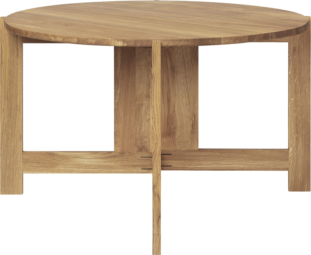 Spisebord Kristina Dam Collector   Lakeret Eg 124   129 Cm Natur