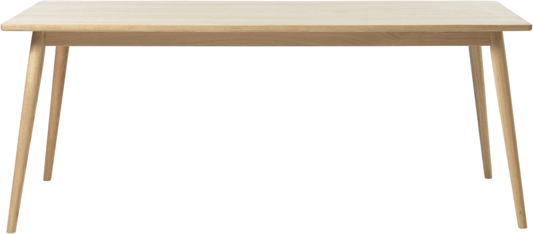 Spisebord Nordique Design Barrali Egetræ Natur 190 90 Cm Med Udtræksplade